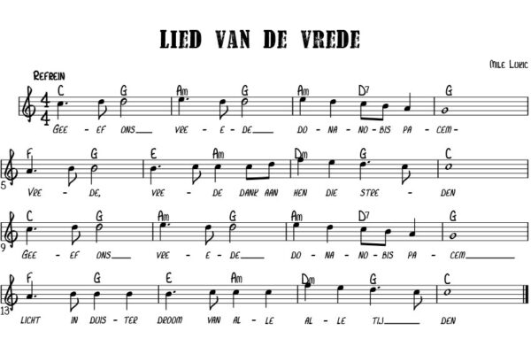Lied van de vrede