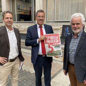 Jan Van Den Berg, Peter Van 't Hoog En Gerard Nieuwenhuis. 2 November 2022 Op Het Provinciehuis In Arnhem.